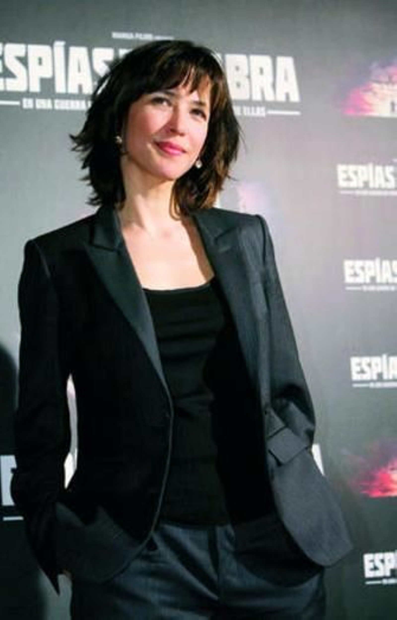 Sophie Marceau, ayer, en Madrid.