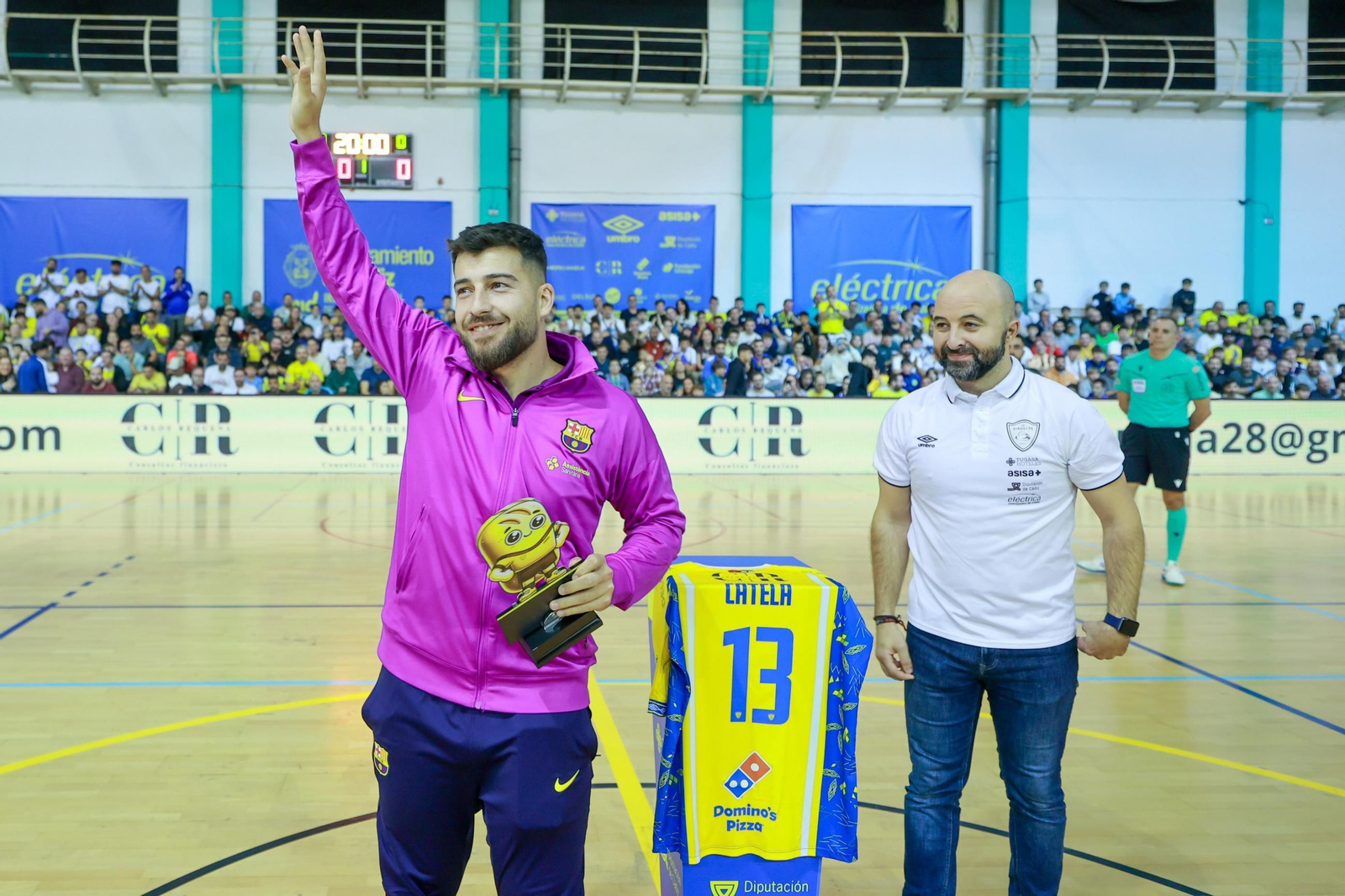 Las imágenes del CD Virgili Cádiz-FC Barcelona de Copa del Rey de fútbol sala