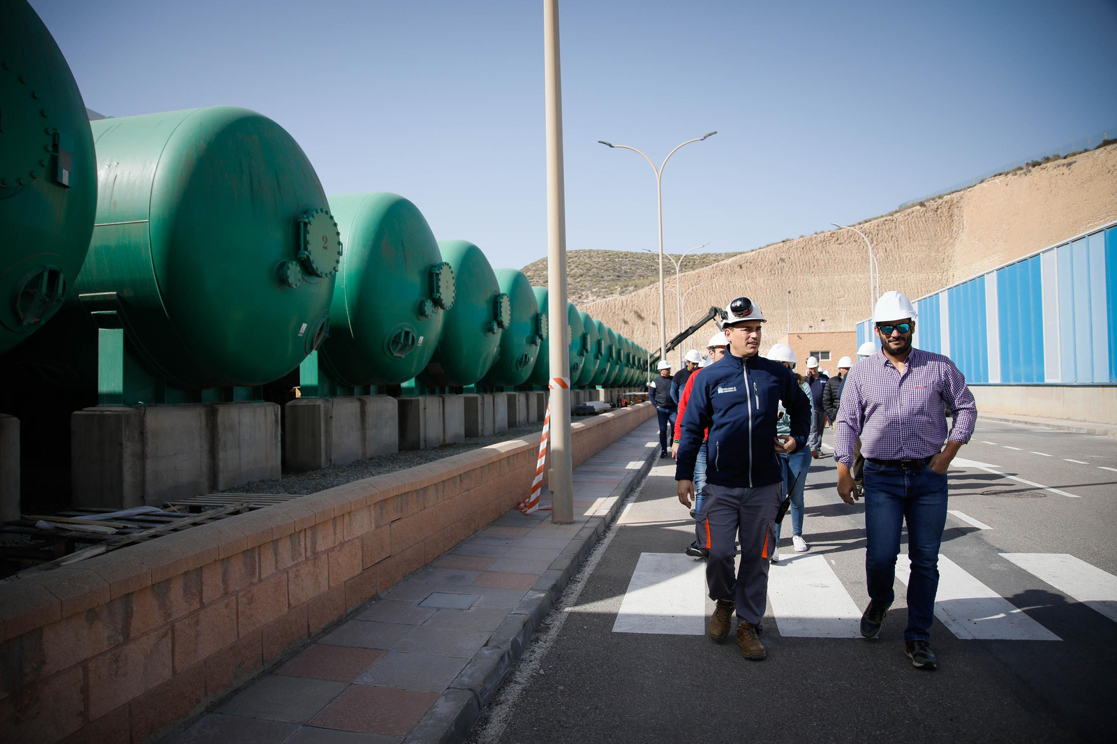 CUCN visita la desaladora de Carboneras y las balsas de Níjar