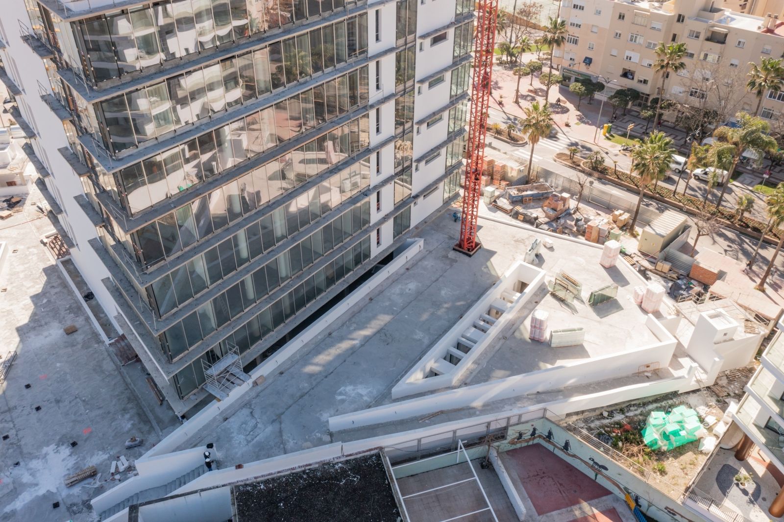 Zona donde se plasmará la obra ganadora.