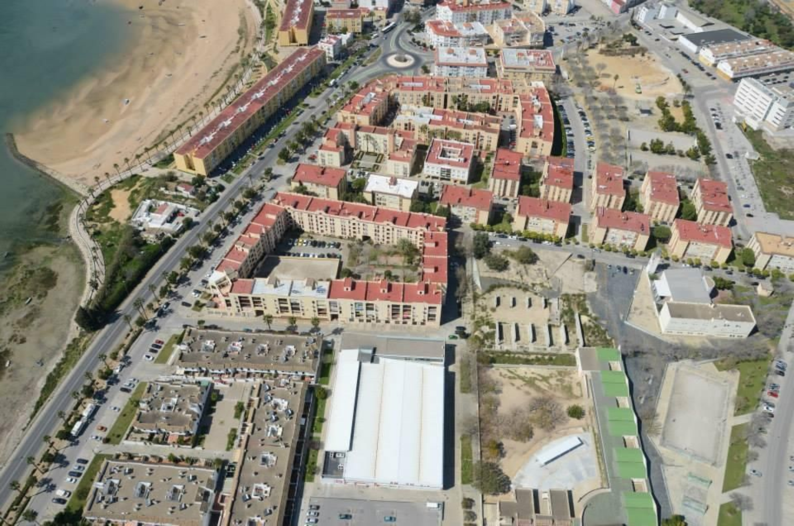 Una vista aérea de Puerto Real