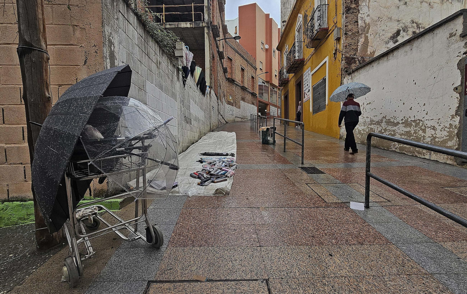 Fotos de la lluvia provocada por la borrasca atlántica en Algeciras