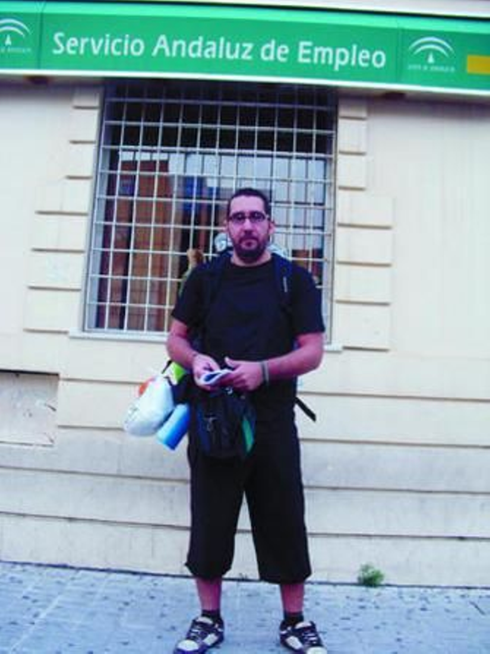 Raúl Torres, el día que salió de Algeciras. Raúl Torres, el día que salió de Algeciras.