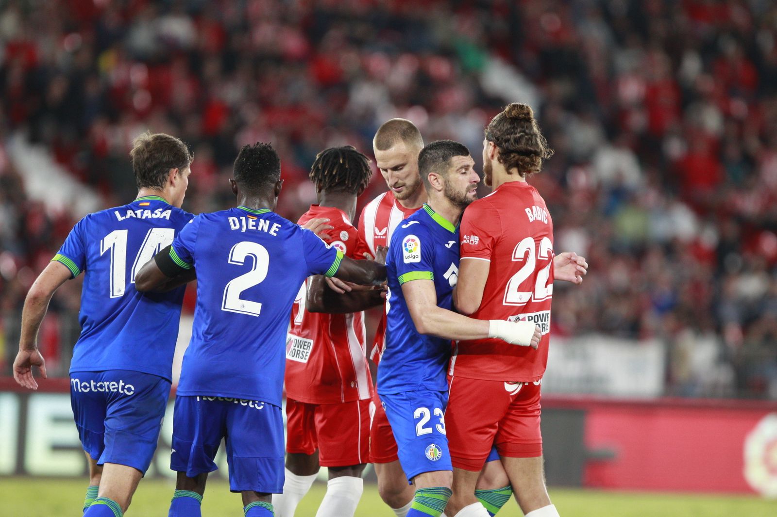 Imágenes del partido de fútbol U.D. Almería-Getafe C.F.