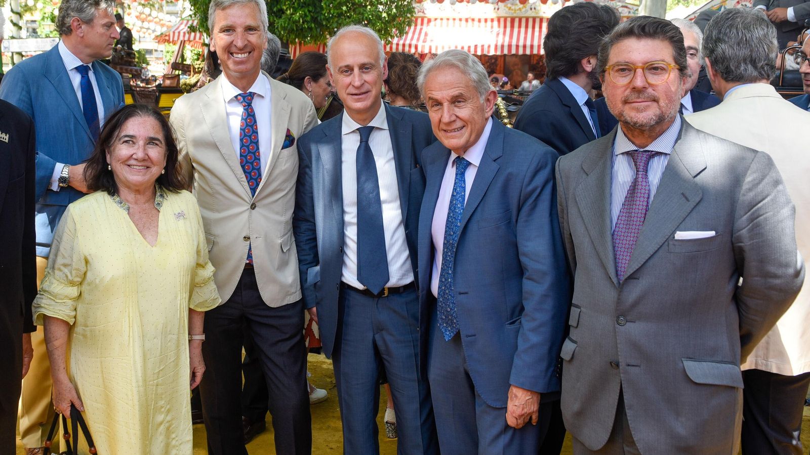 Esther Cruces, Germán del Real, Francisco Velasco, Antonio Pascual y J. J. Bocarando.