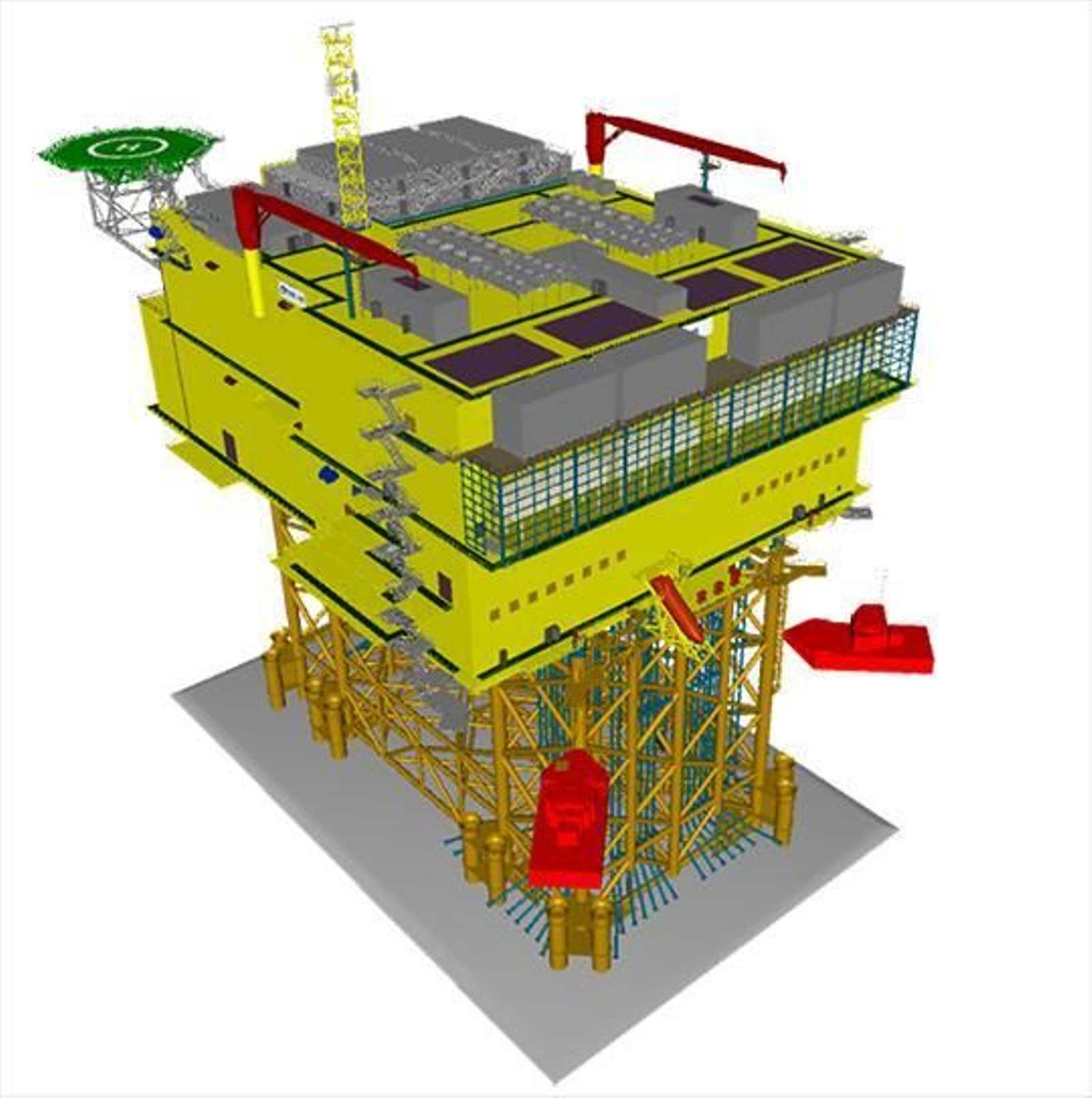 Recreación de una plataforma de conversión eléctrica.