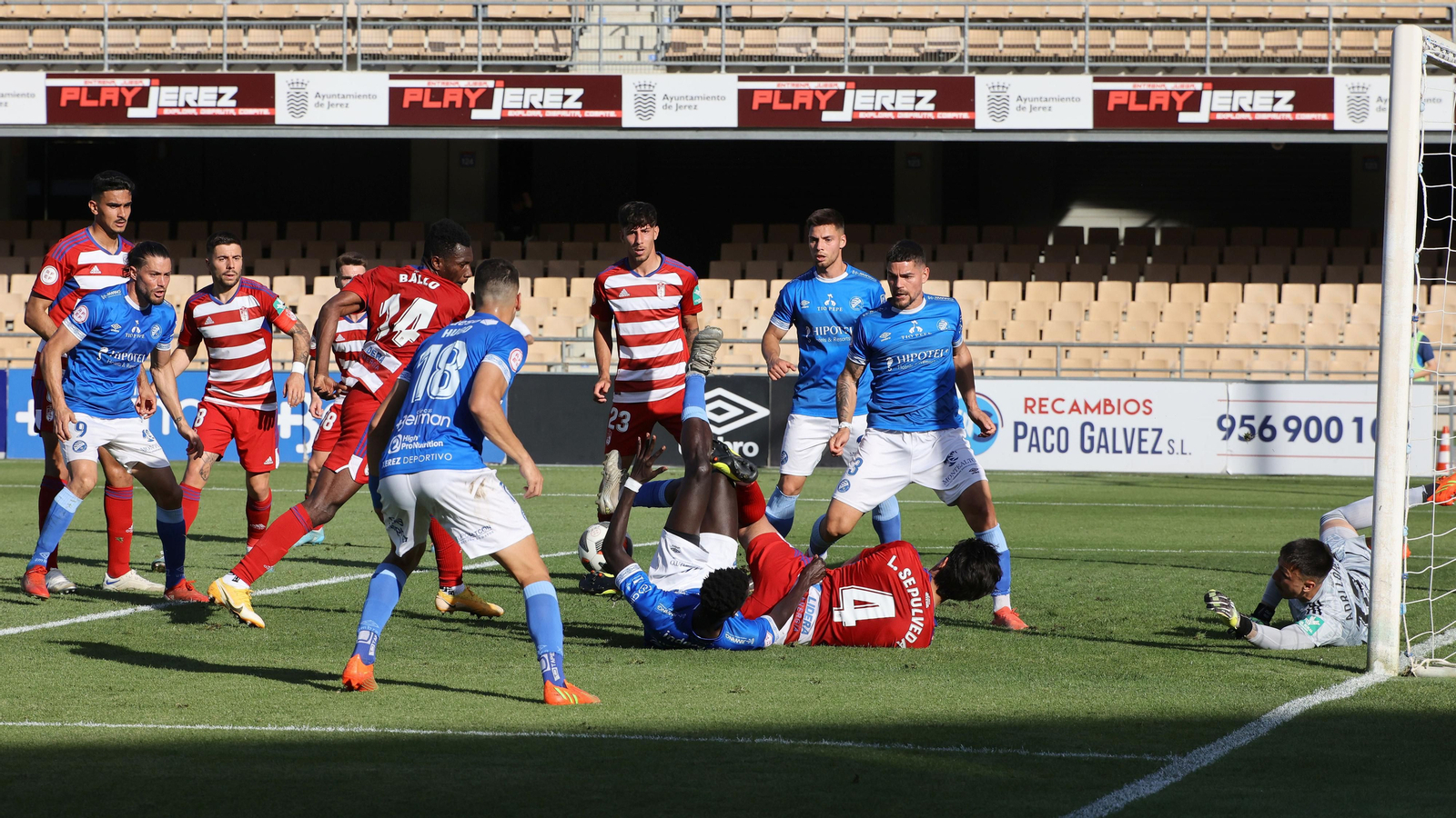 Xerez DFC, 0 - Recreativo Granada, 1