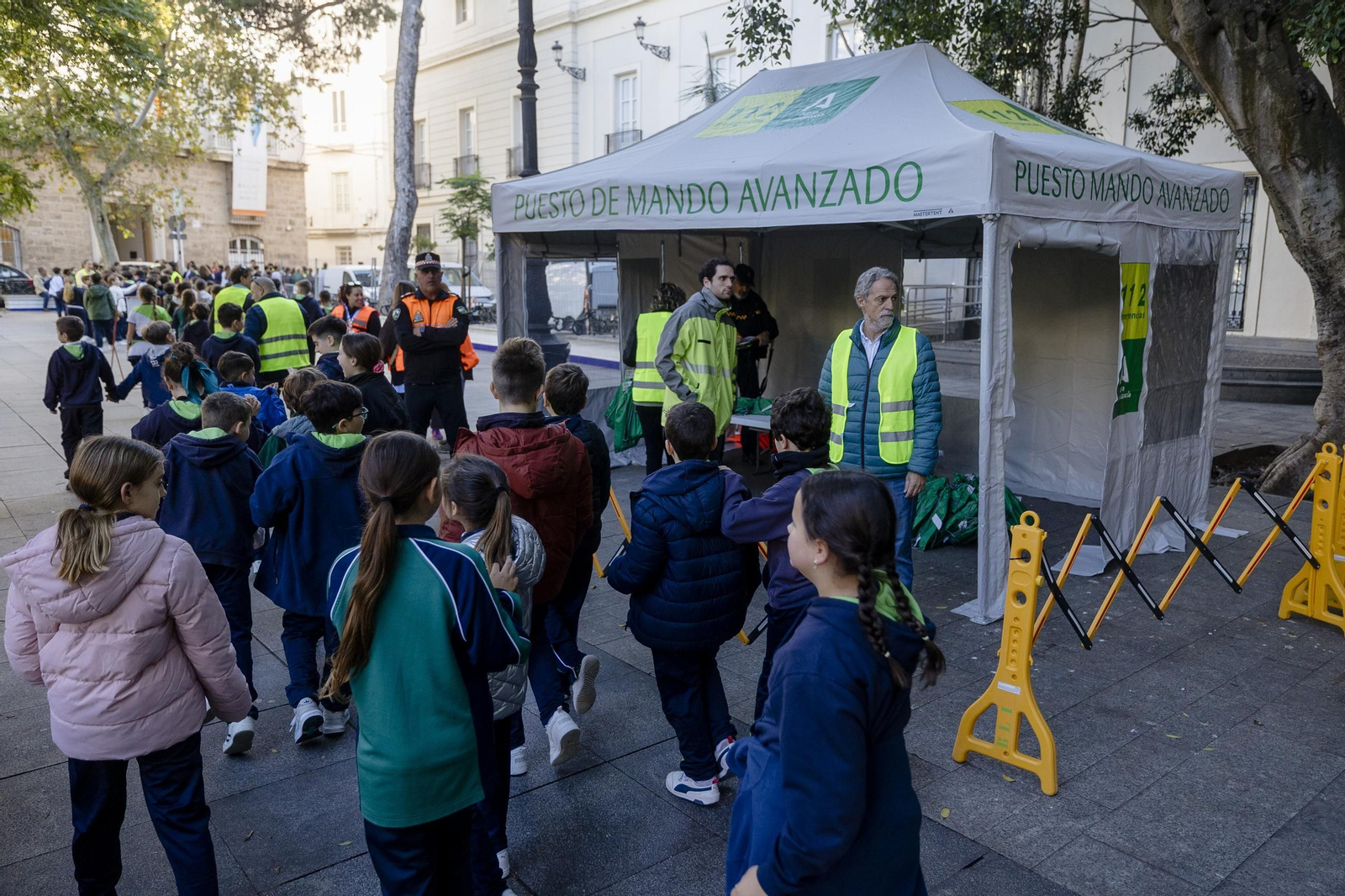 Todas las imágenes del simulacro de tsunami en Cádiz