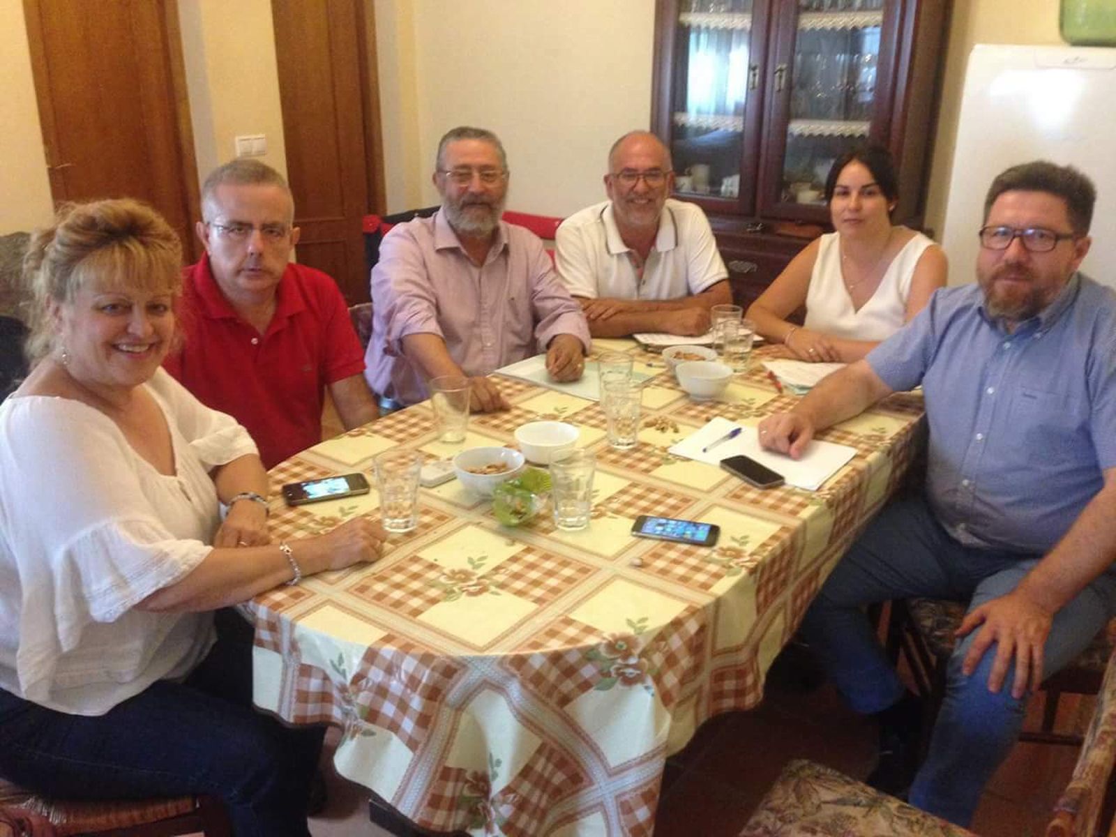 La histórica foto del denominado 'Pacto de Aranjuez'