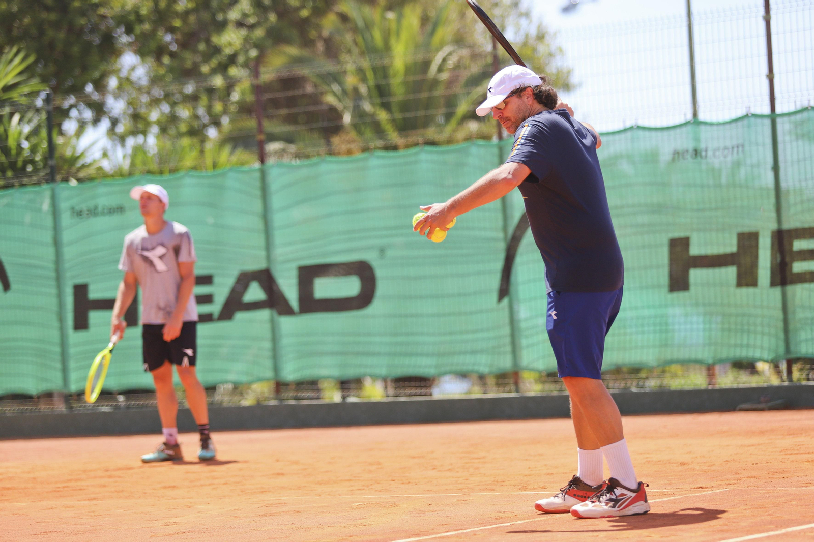 Las fotos de Alejandro Davidovich antes de acudir a Roland Garros