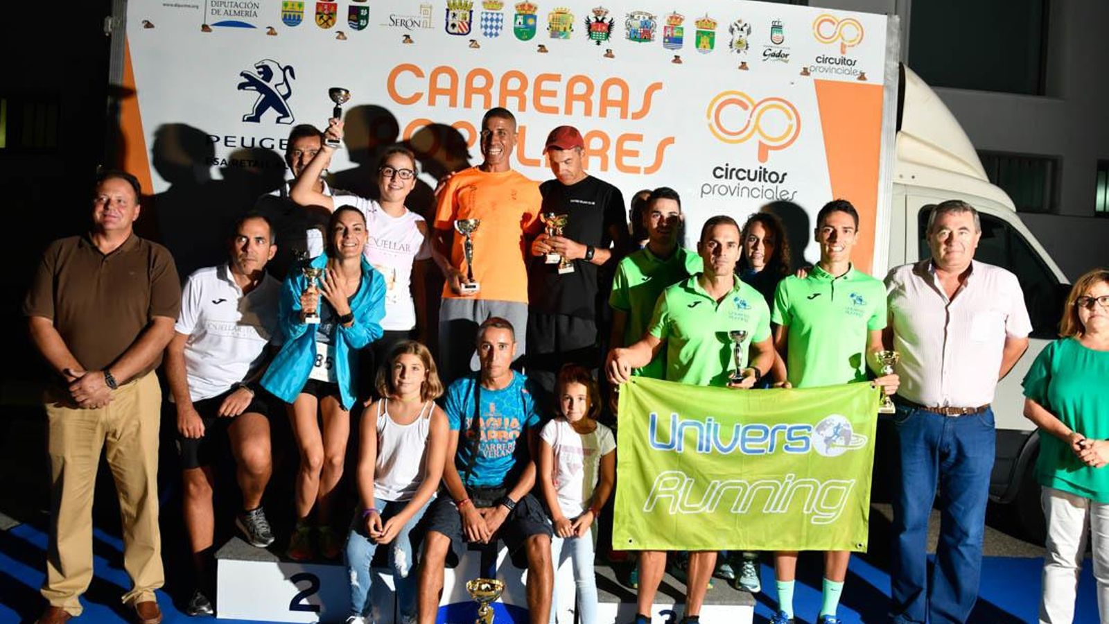 Mario Padilla, alcalde de Tíjola, participó en la entrega de trofeos