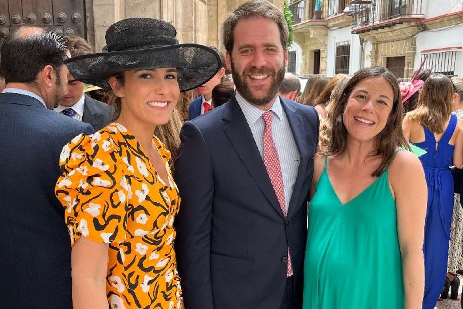 Blanca Eugui Pemán, Fermín Rosillo y Micaela de la Villa Príes.