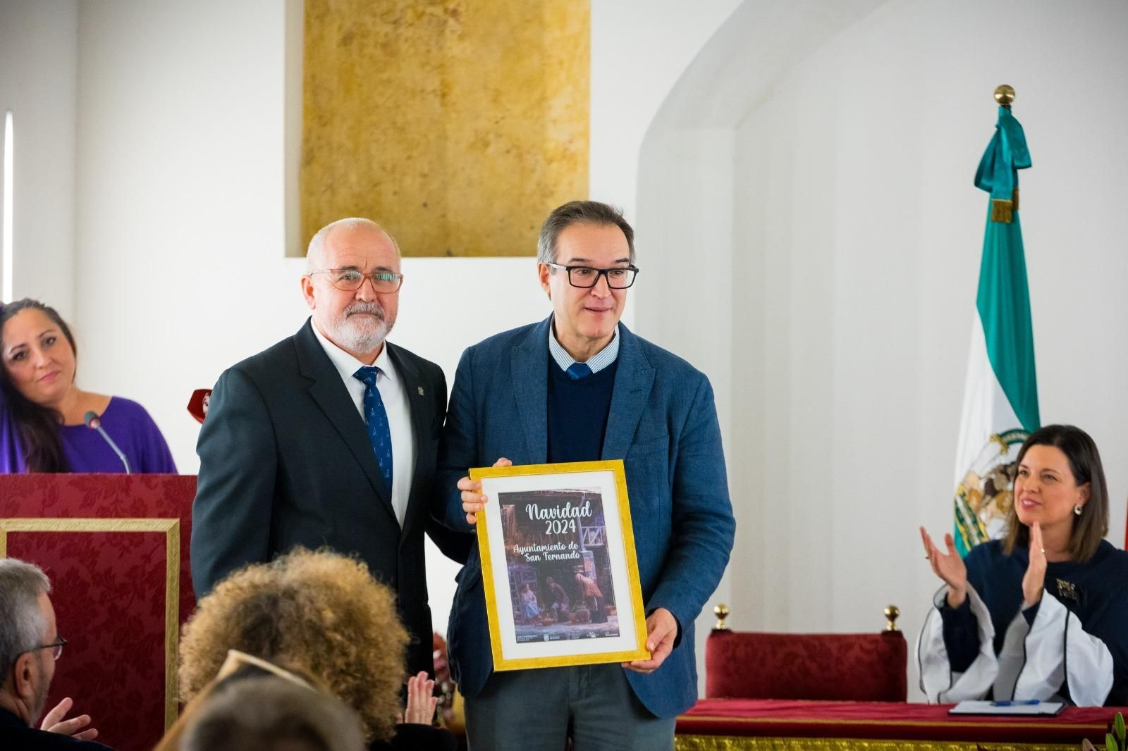 Así fue la presentación del cartel de la Navidad de los belenistas de San Fernando