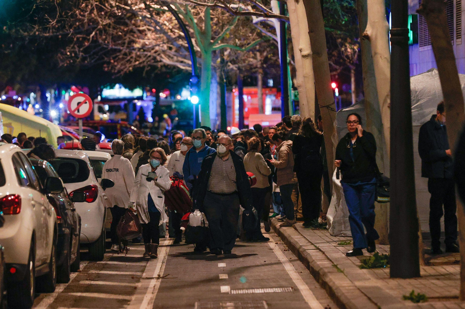 Imágenes del incendio en Valencia Imágenes del incendio en Valencia