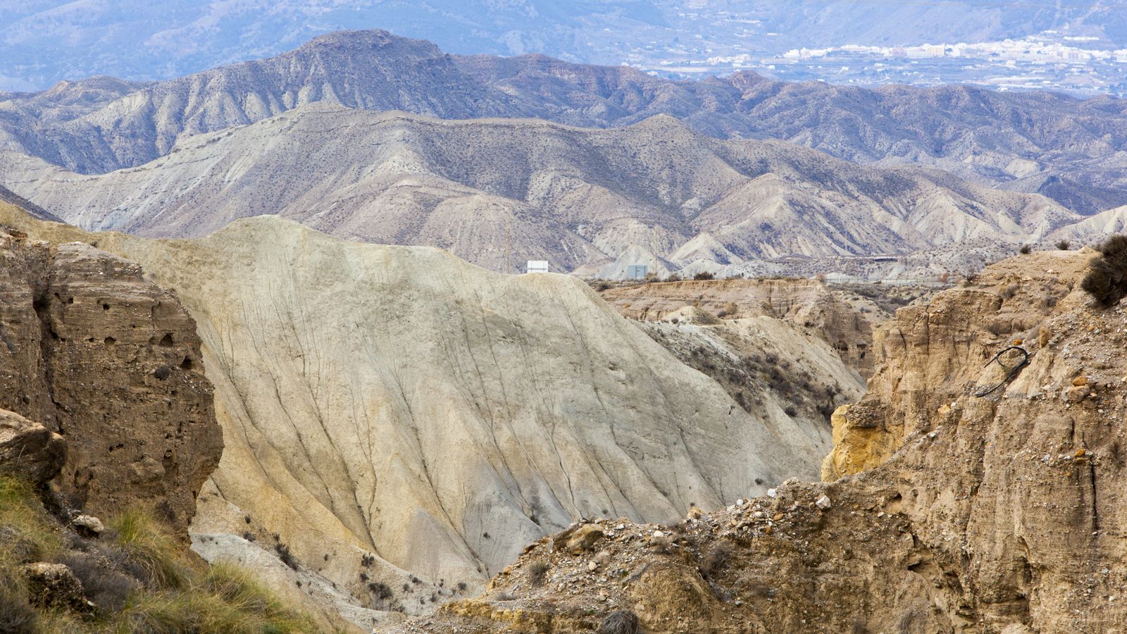 Paisajes de Tabernas, en Almería.