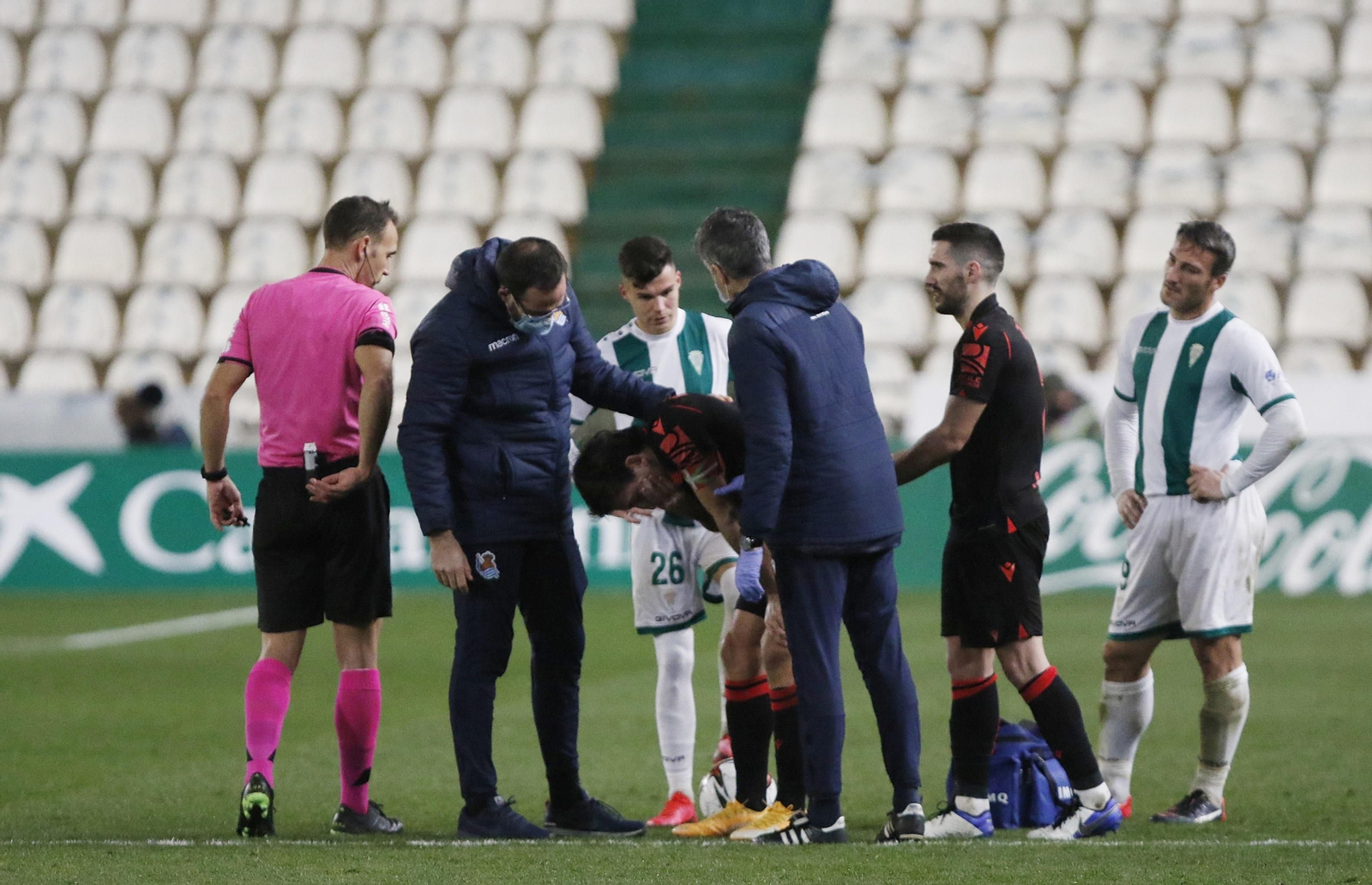 Las fotografías de la derrota del Córdoba CF ante la Real Sociedad en Copa del Rey