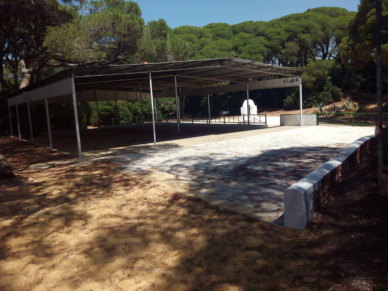 Patio del Pozo donde se instalará el servicio de bar y restaurante