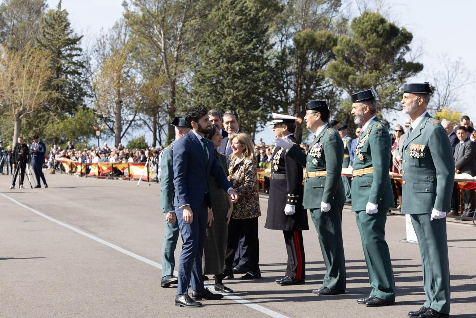 Acto de jura de bandera de la 130ª promoción de guardias civiles de la Academia de Baeza