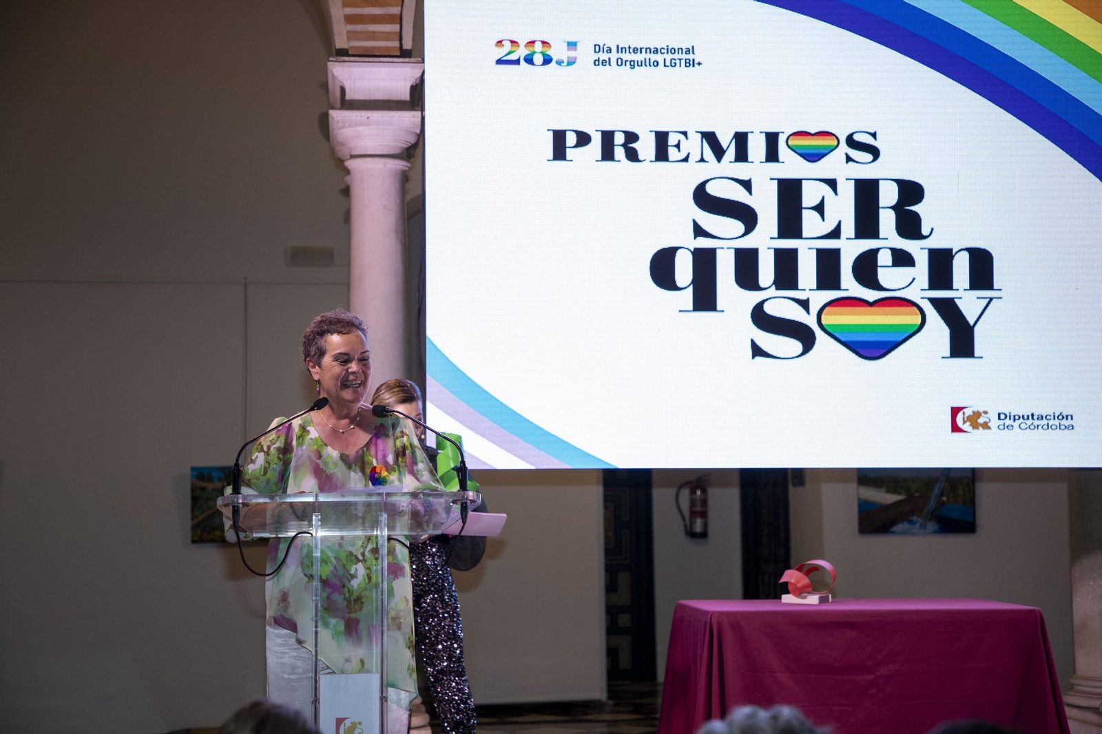 Gala de entrega de los premios Ser Quien Soy al colectivo LGTBI en Córdoba