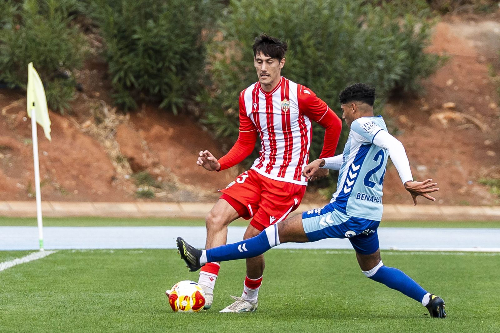 Las imágenes del Almería B y Atlético Malagueño en el Anexo de los Juegos Mediterráneos