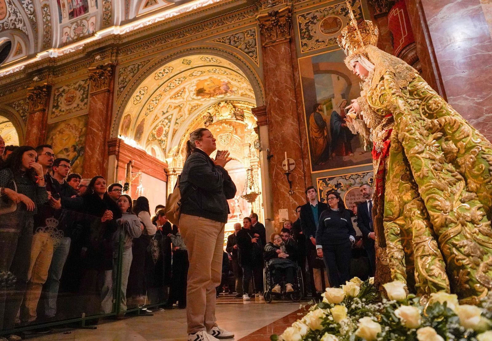 El reencuentro con la Macarena durante la tarde del 8 de diciembre