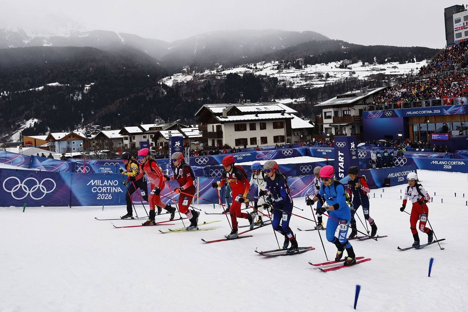 Las mejores fotos de la carrera de Ana Alonso y Oriol Cardona, bronce en el relevo mixto en los Juegos Olímpicos de Invierno