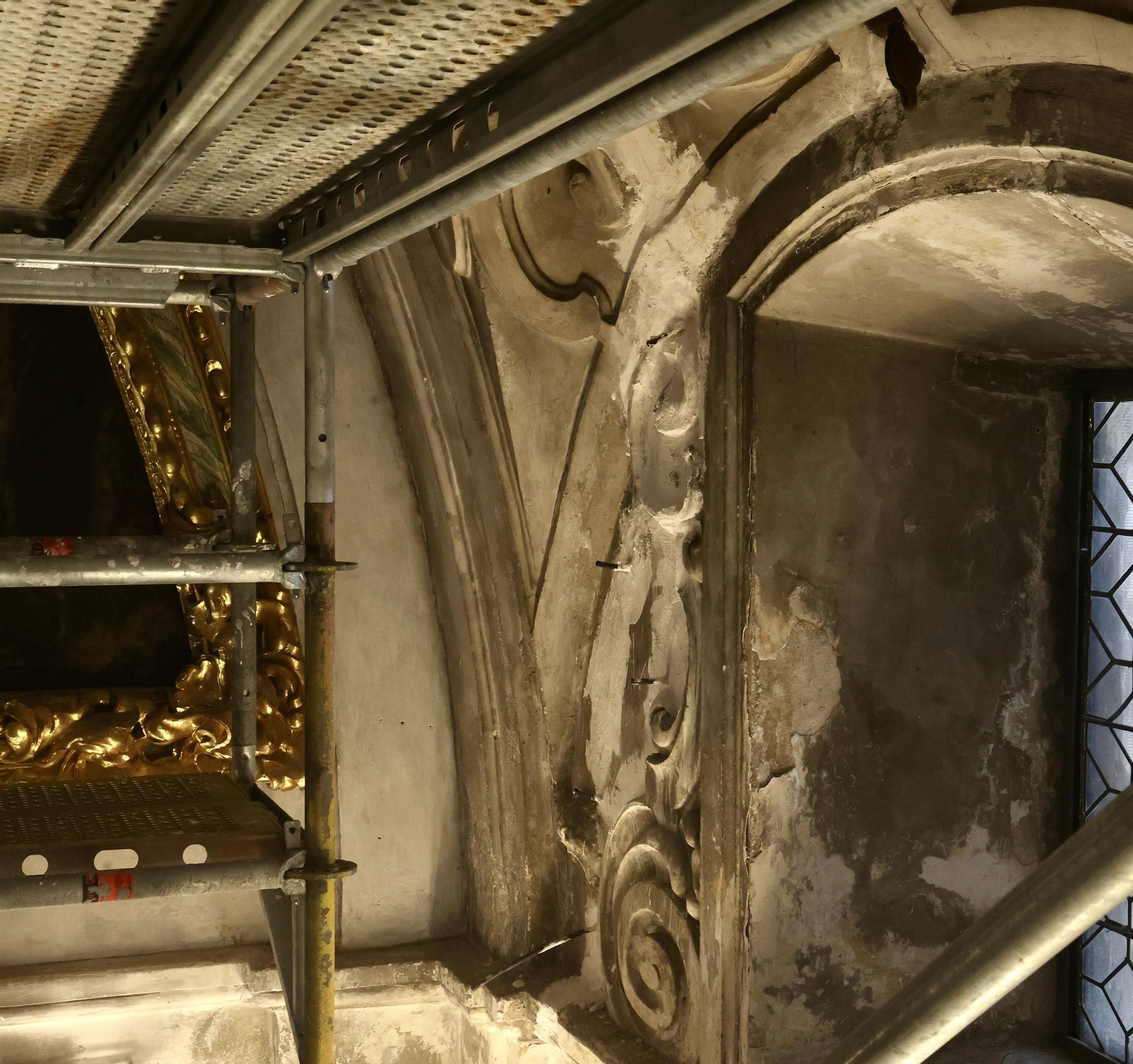 Obras en la Iglesia de La Caridad