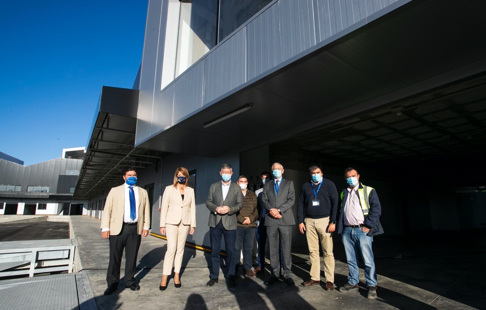 Visita en la mañana de ayer a las instalaciones de la Ciudad del Marisco.