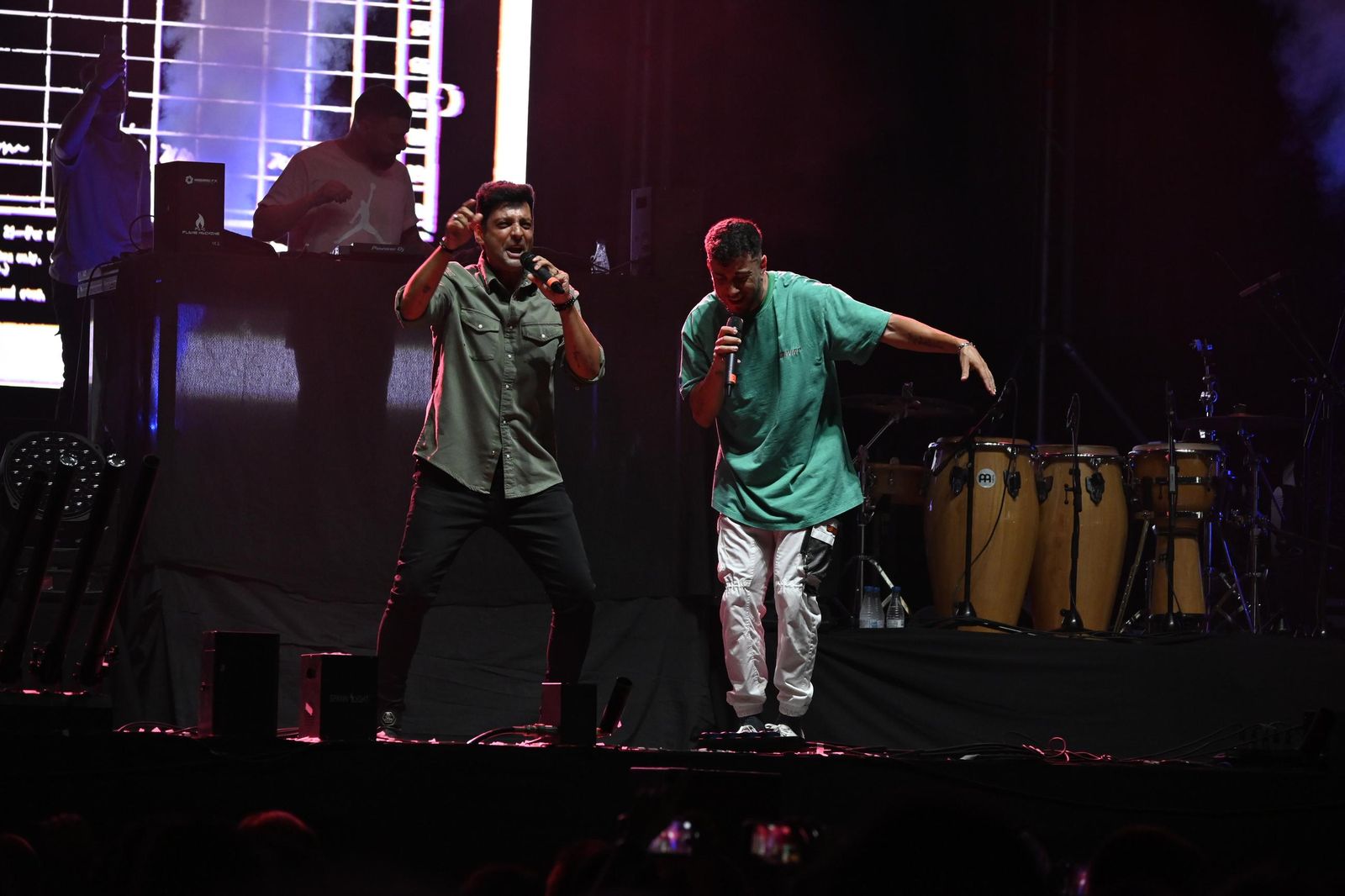 Imágenes del concierto de Sergio Contreras y Raule en las Colombinas