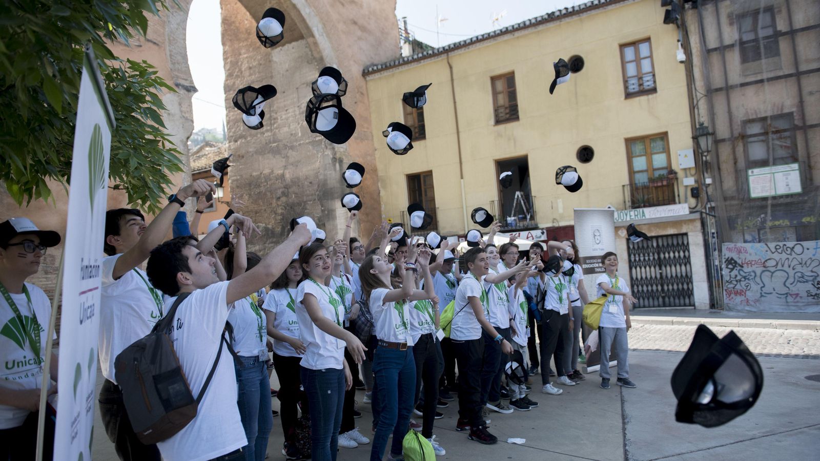 Imagen de una gymkhana por las calles de Granada