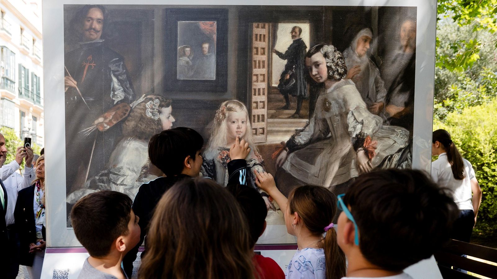 Las Meninas de Velázquez en Plaza de España