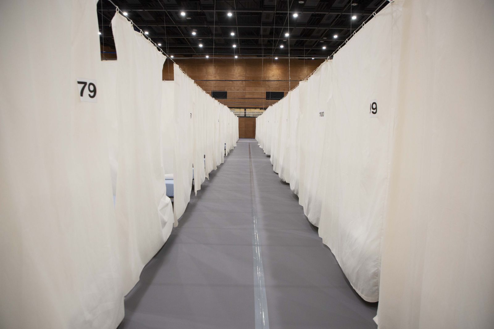 Hospital de campaña en Gibraltar