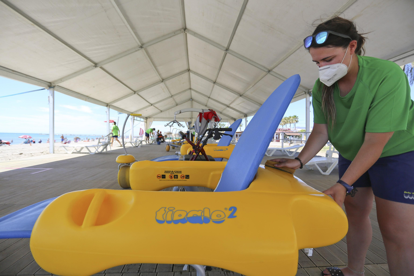 Fotos de la playa en Málaga, donde escapar del calor