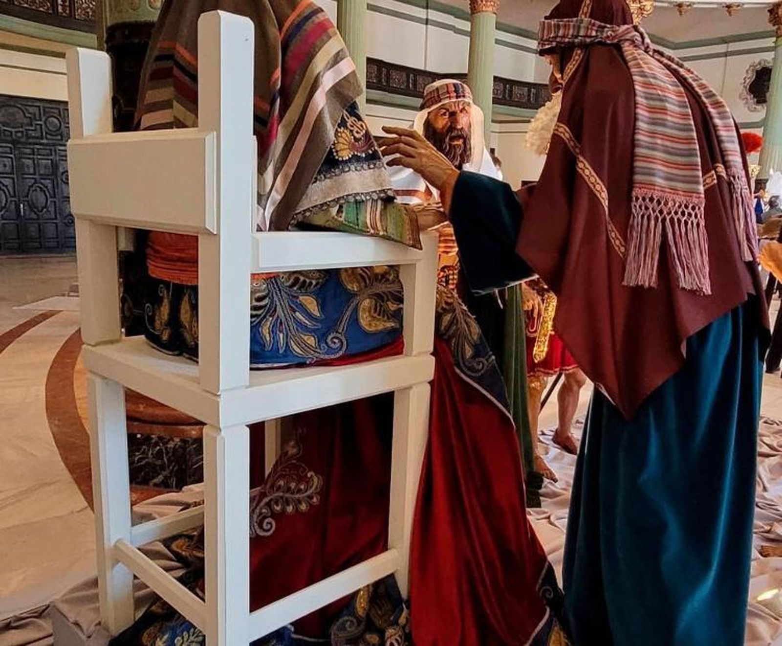 El asiento del Herodes de la Amargura en la exposición del Casino