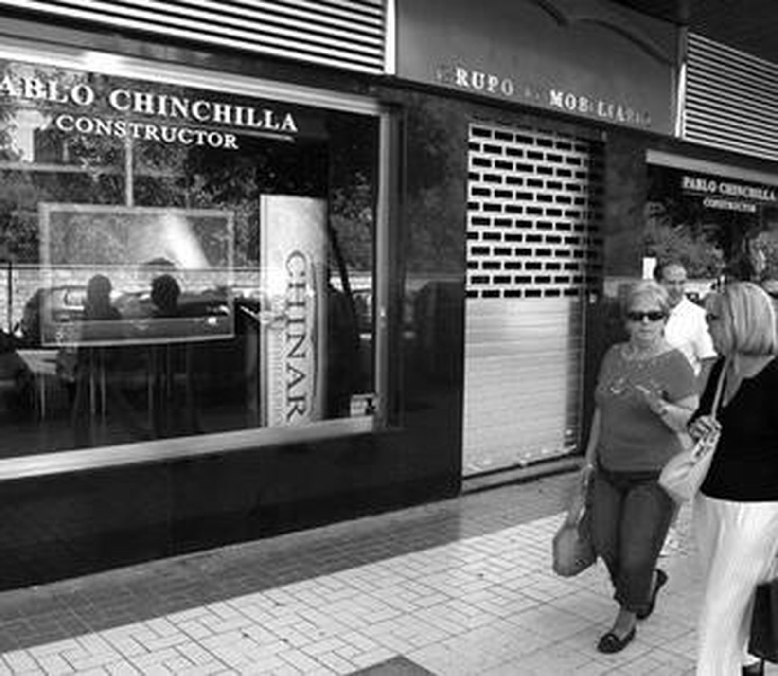 Ésta era la sede de la constructora del joven empresario Pablo Chinchilla.