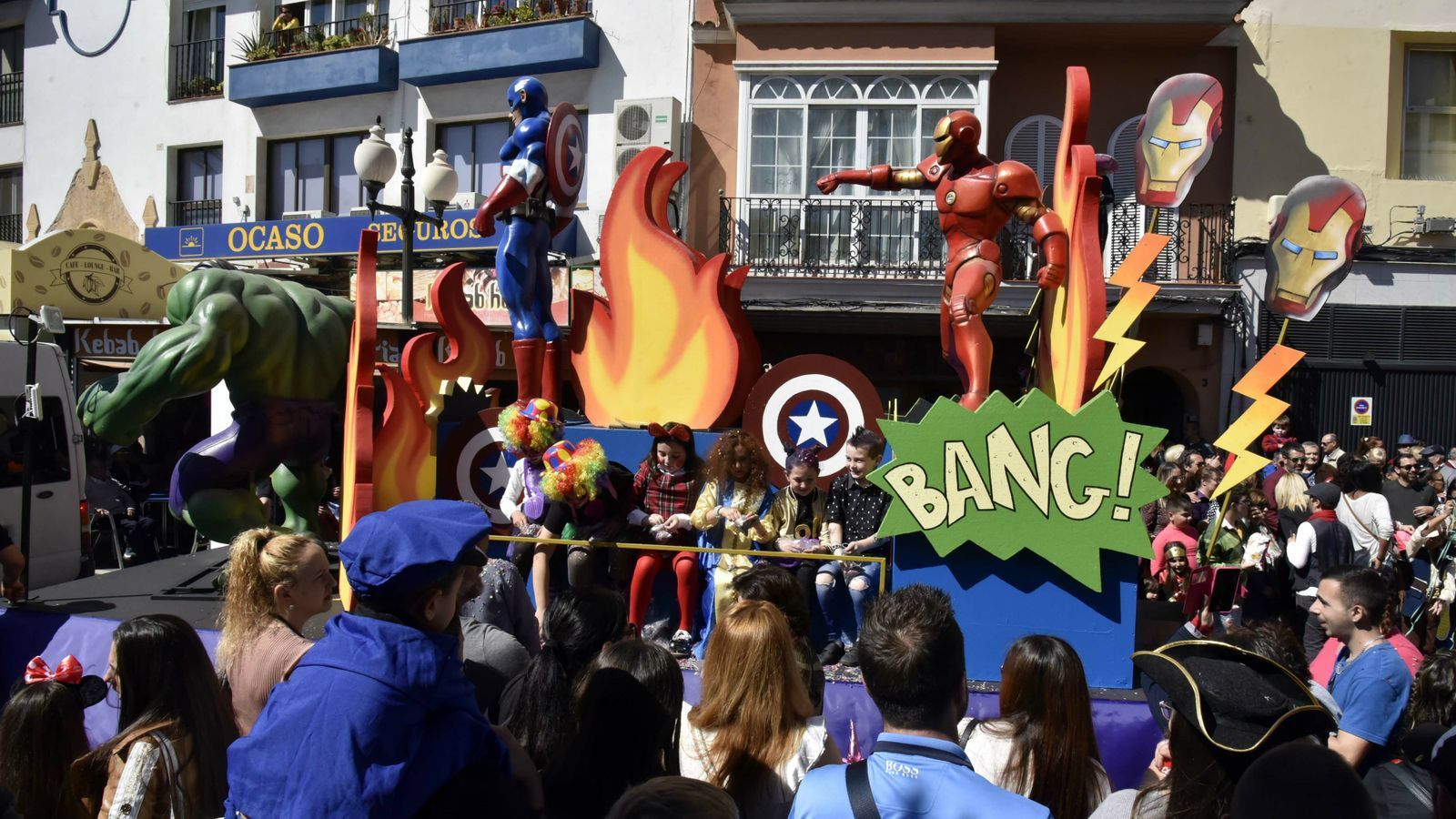 Cabalgata de Carnaval en La Línea en imágenes