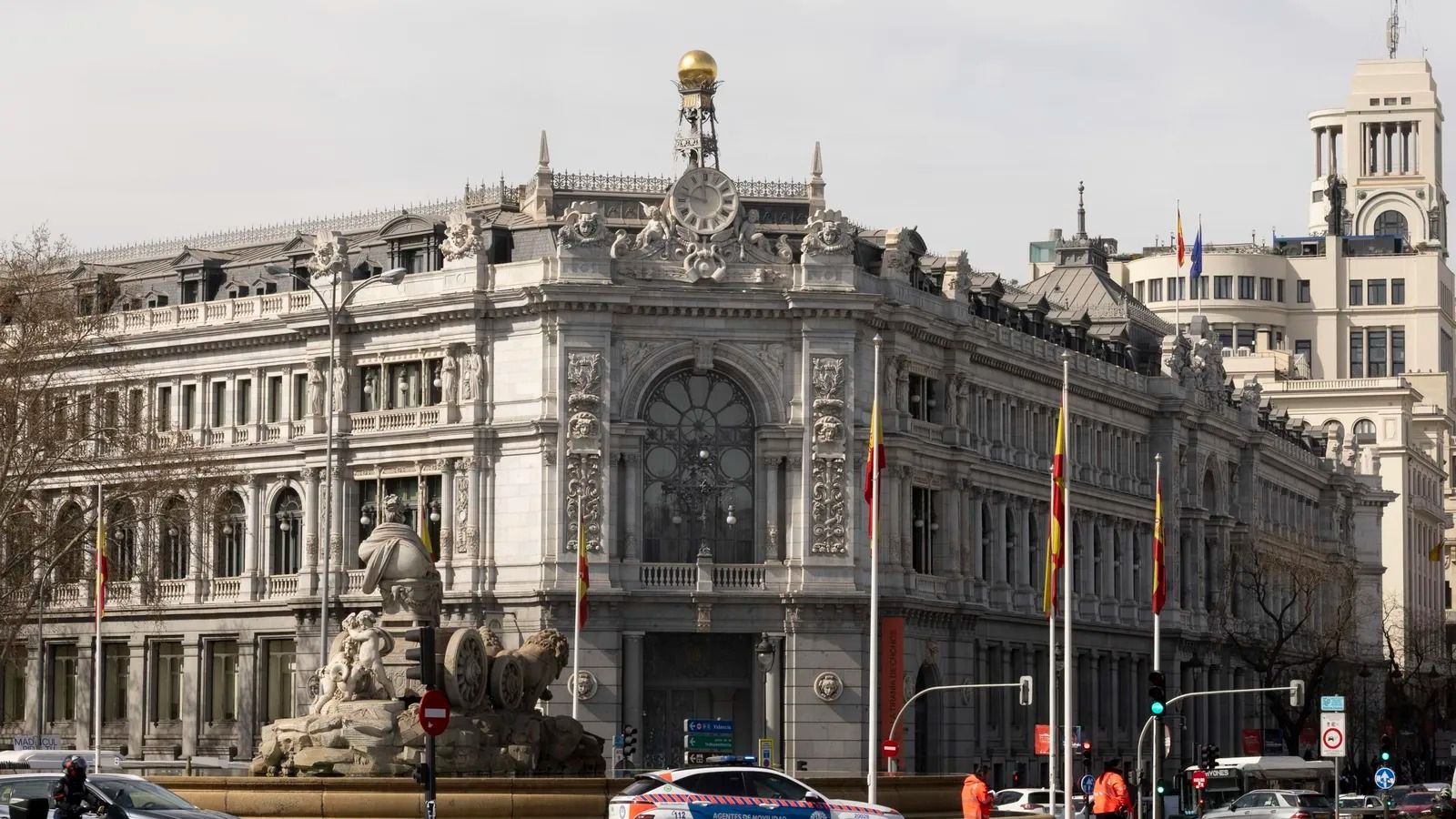 Fachada del Banco de España.