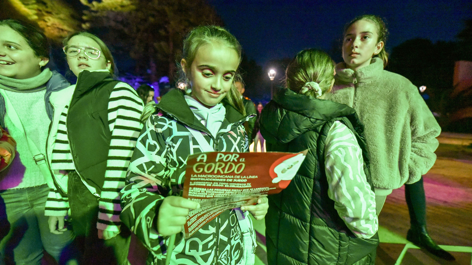 La yincana solidaria 'A por el gordo' en La Línea, en imágenes