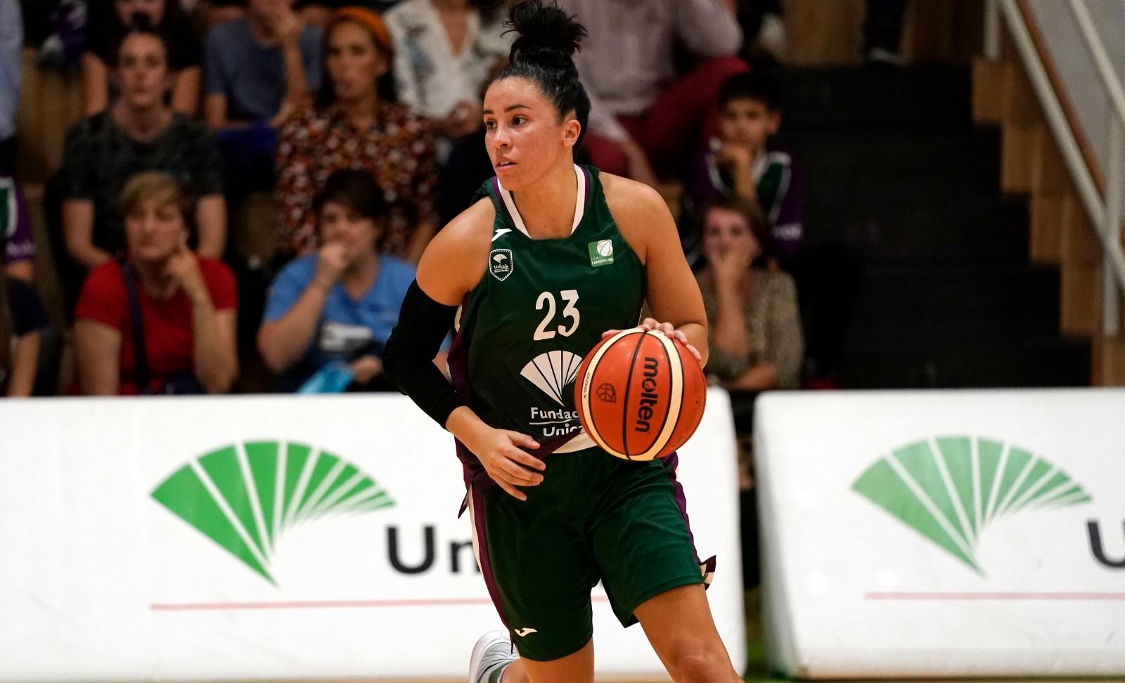 Angela Rodriguez, en un partido en Los Guindos.