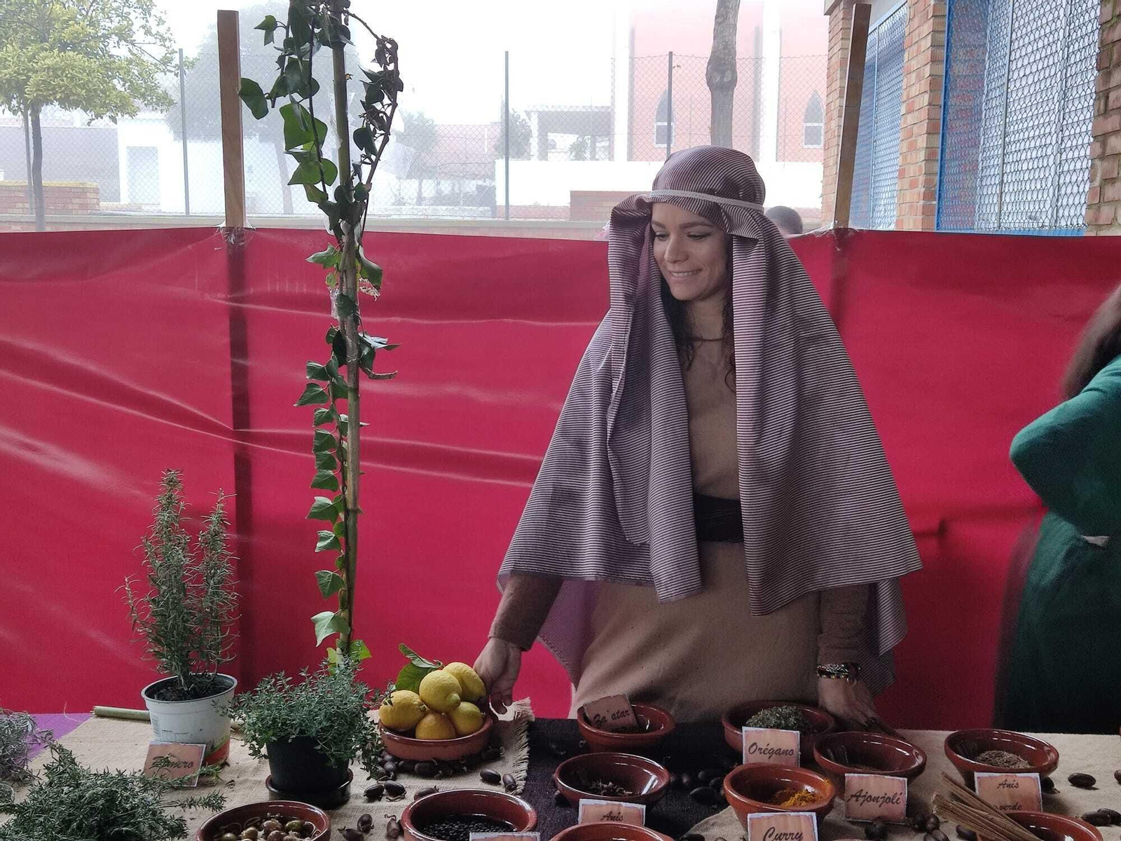 Belén viviente en el CEIP Manuel de falla