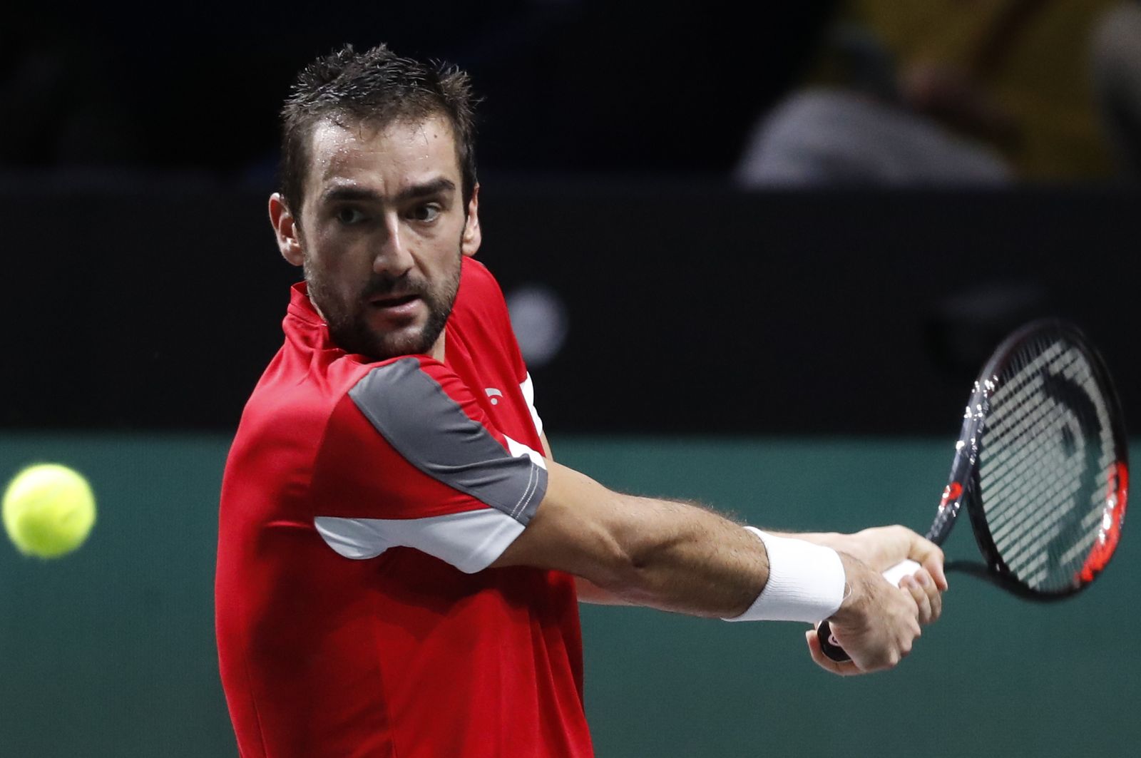 Alex de Miñaur - Marin Cilic de la Copa Davis de Málaga