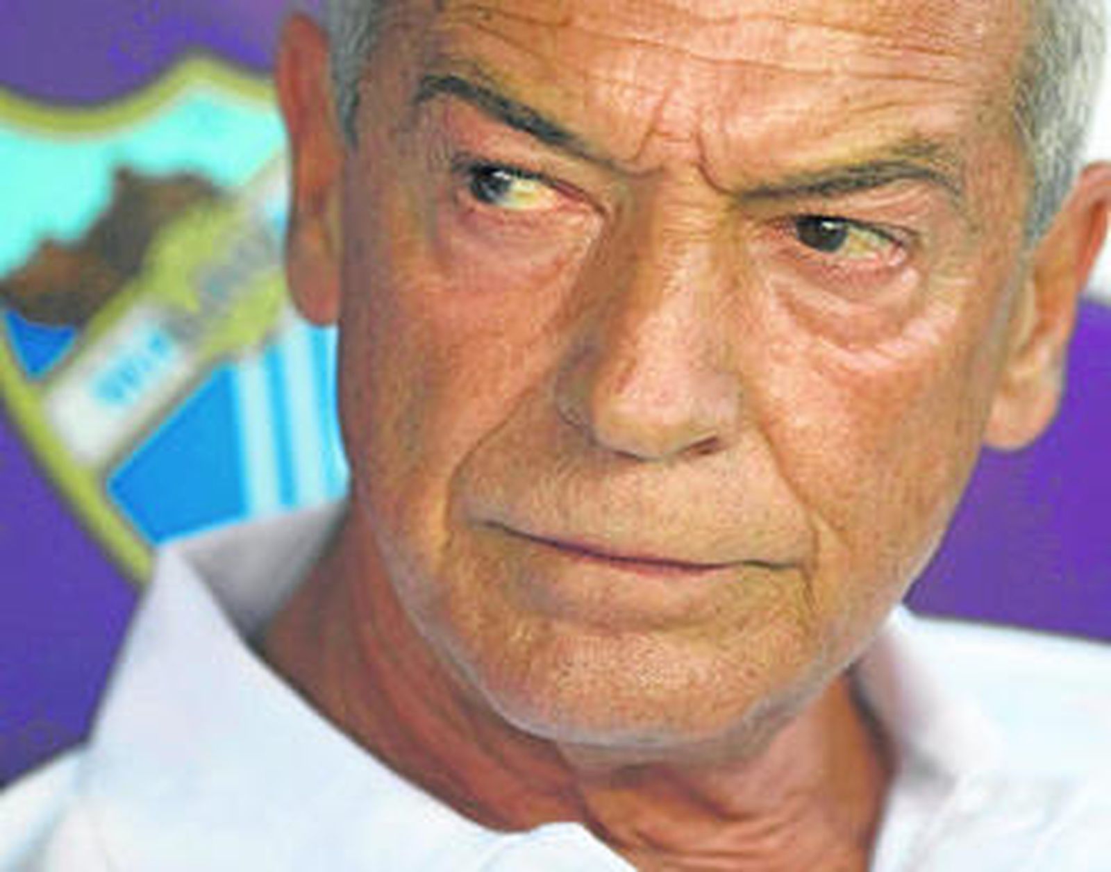 Ferreira, en el estreno del Málaga en La Rosaleda.