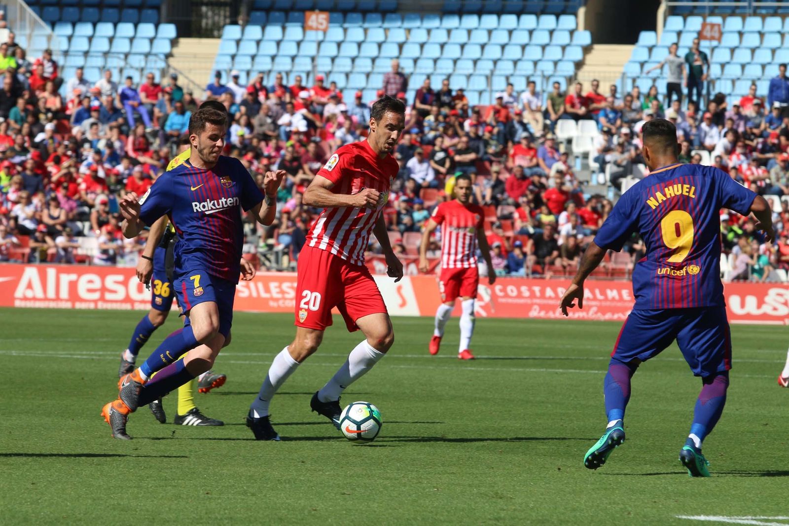 El UD Almería-Barça B, en imágenes