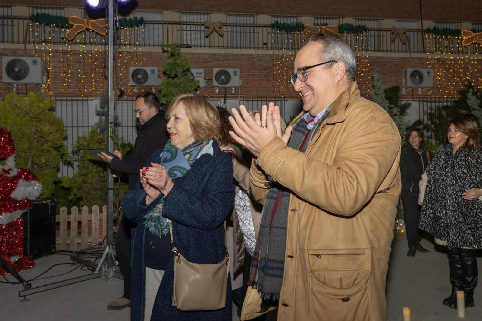 Inauguración del espectáculo de luz y sonido de la UPM