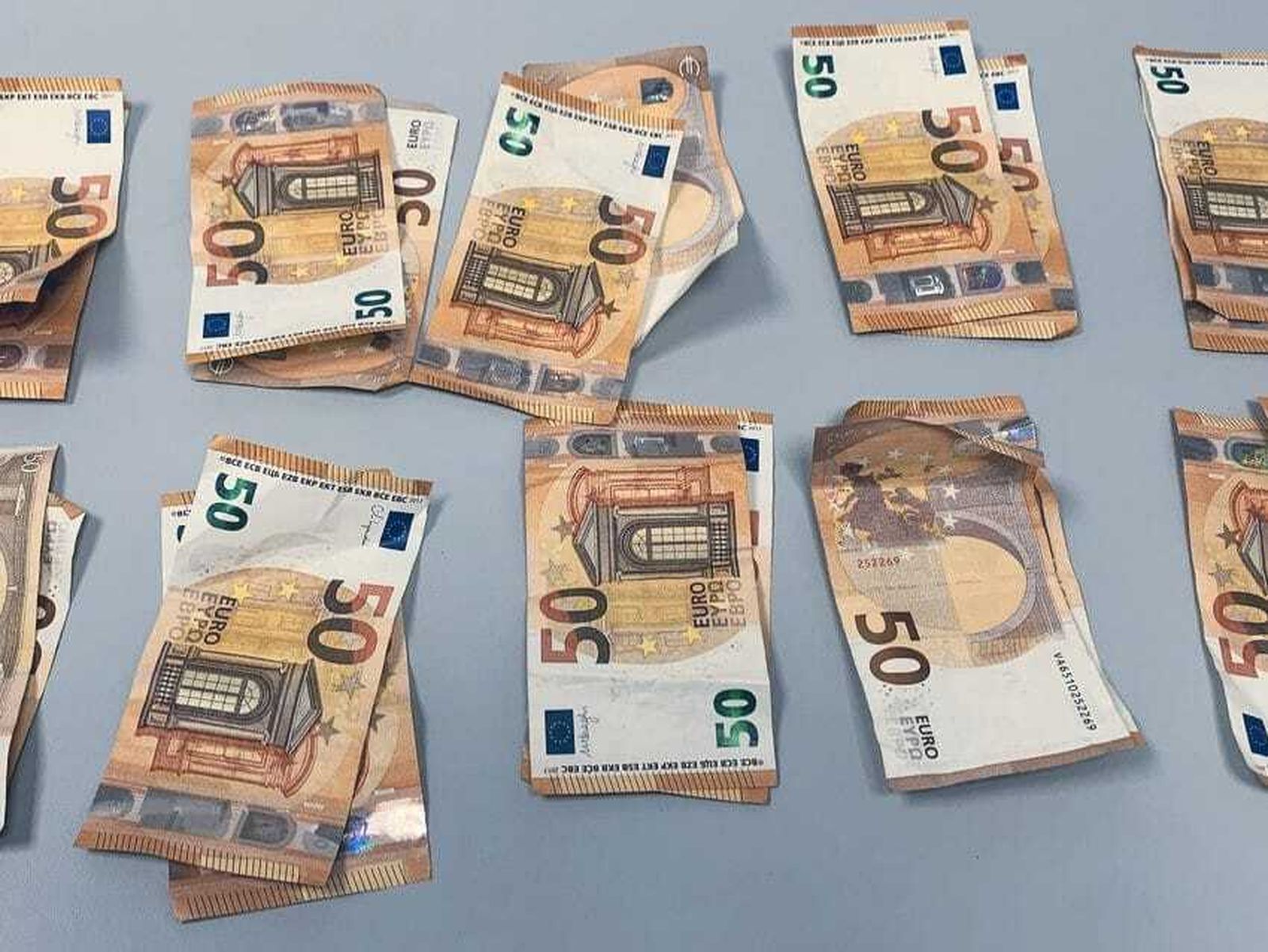 Billetes de 50 euros.