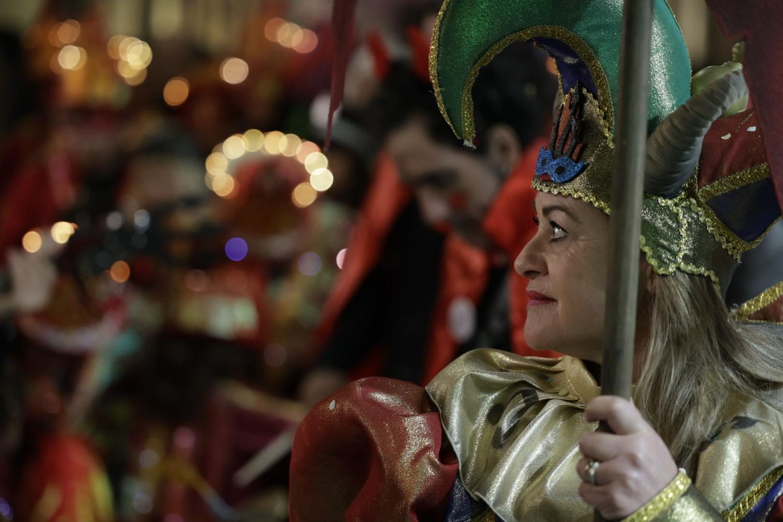 Cortejo, acto y quema del Dios Momo del Carnaval de Cádiz 2026