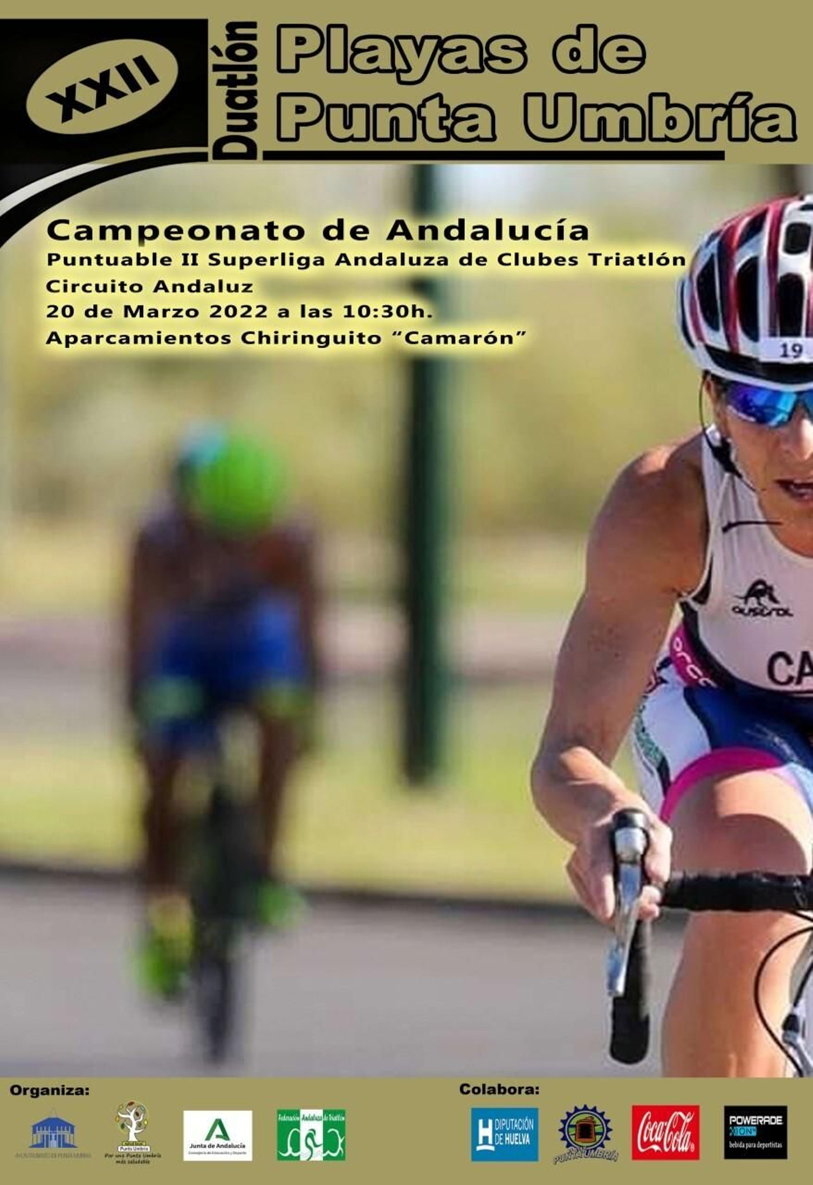 Punta Umbría acoge la prueba de duatlón "más importante" de Andalucía en 2022