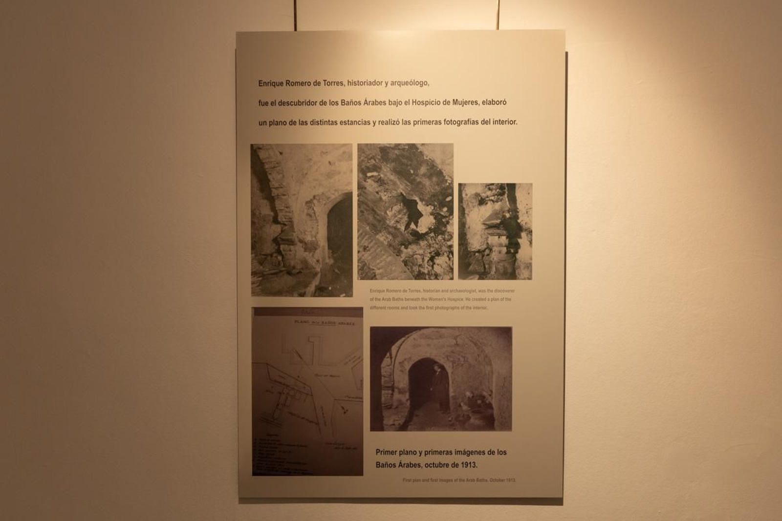 Inauguración la muestra "Los Baños Árabes de Jaén: Historia de un descubrimiento y su restauración. 40 años del Premio Europa Nostra"