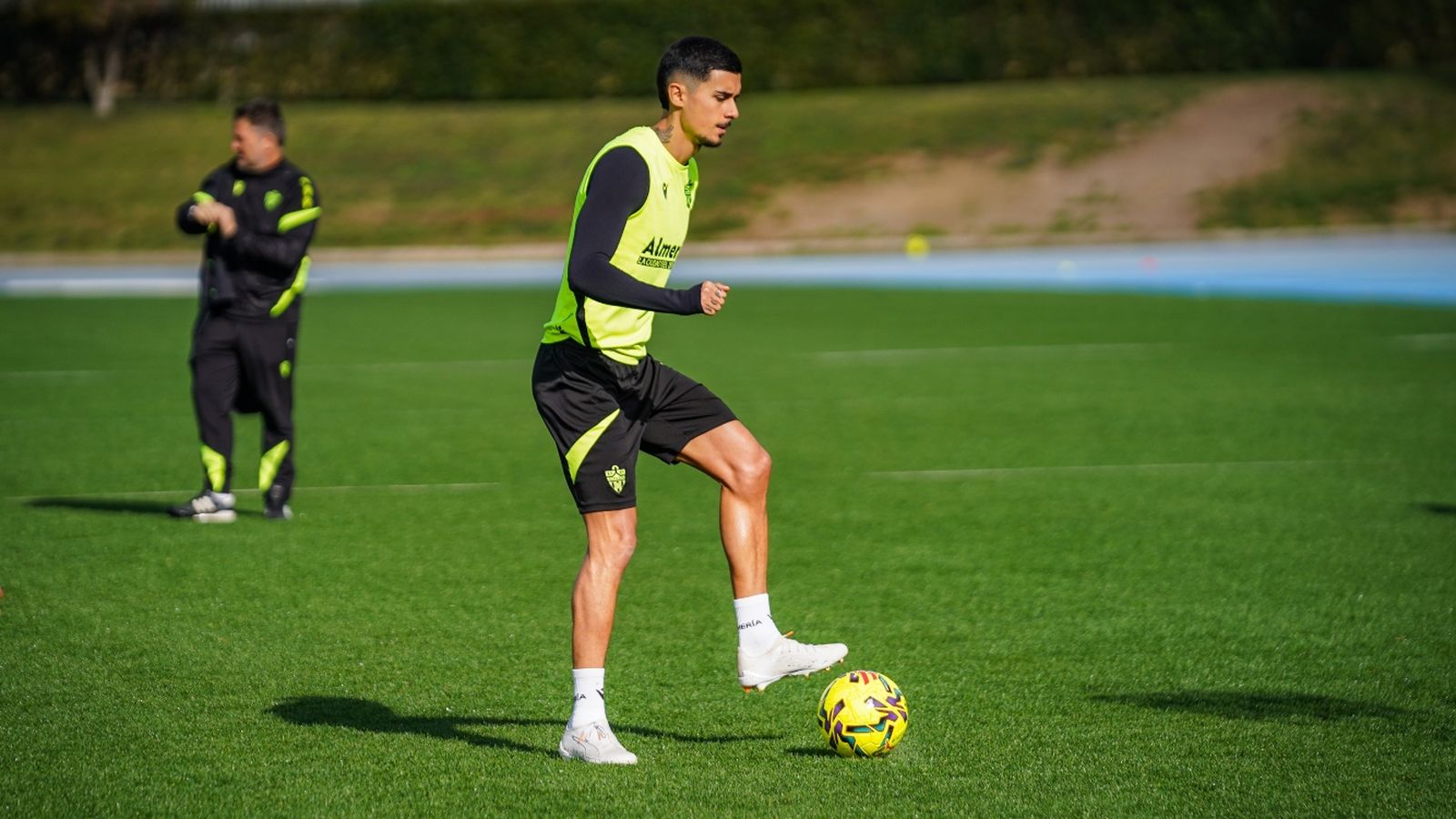 El central gallego regresó a los entrenamientos en esta semana.