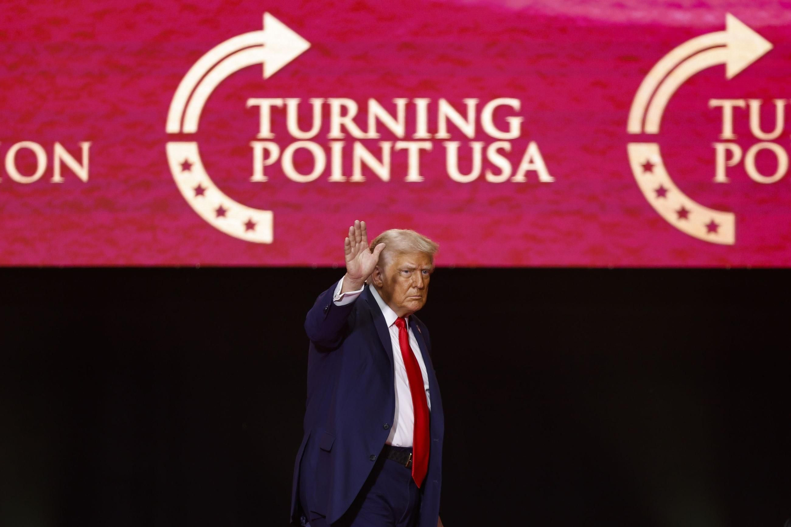 Las fotos de la despedida de los republicanos a Charlie Kirk